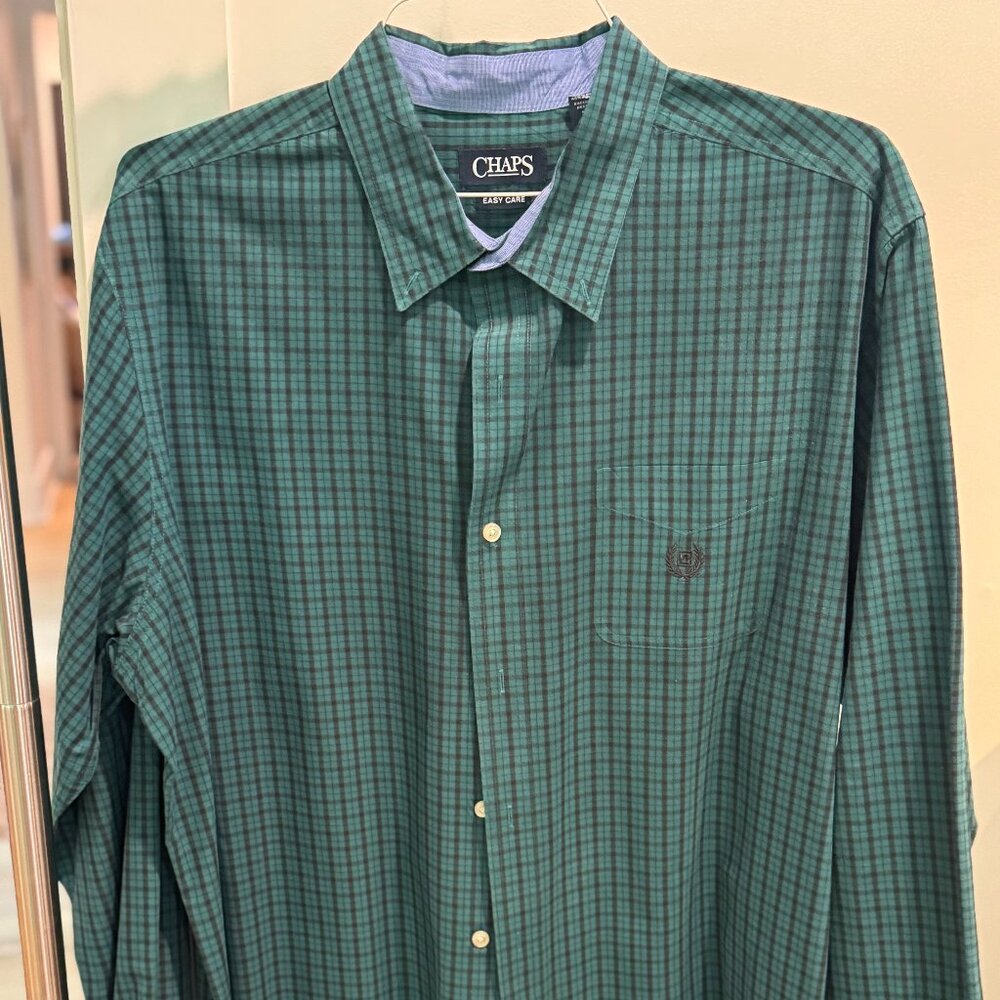 Mens Chaps Dress Shirt Like New- XXL